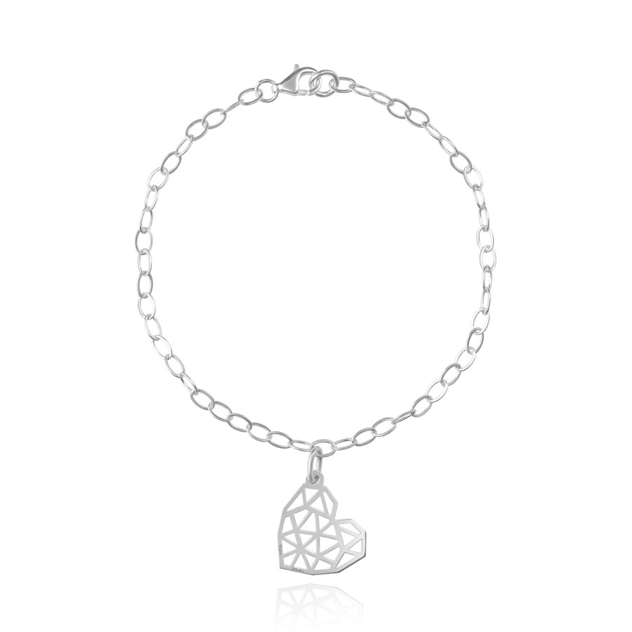 Best TANYA MOSS Pulsera Mujer Plata 925 Origami Corazon Anamora Por Tanya Moss