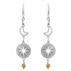 Clearance TANYA MOSS Aretes Mujer Plata 925 Astros Super Nova Luna Anamora Por Tanya Moss