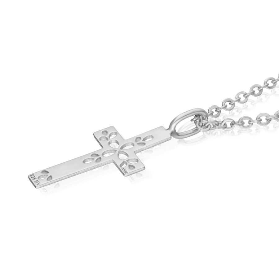 Wholesale TANYA MOSS Dije Mujer Plata 925 Religioso Cruz Perlas Anamora Por Tanya Moss