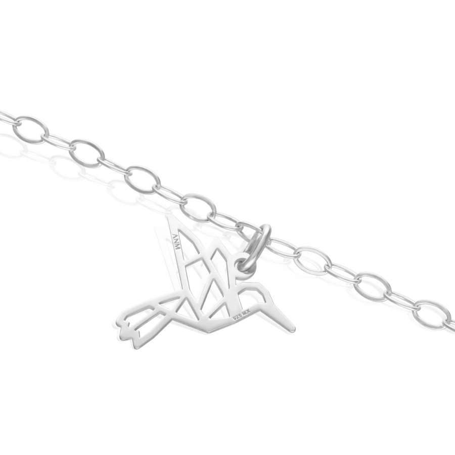 Clearance TANYA MOSS Pulsera Mujer Plata 925 Origami Colibr' Anamora Por Tanya Moss