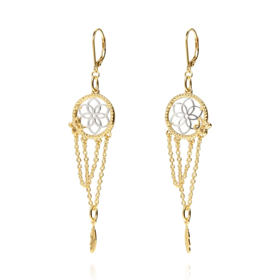 Clearance TANYA MOSS Aretes Mujer Plata 925 Atrapasuenos