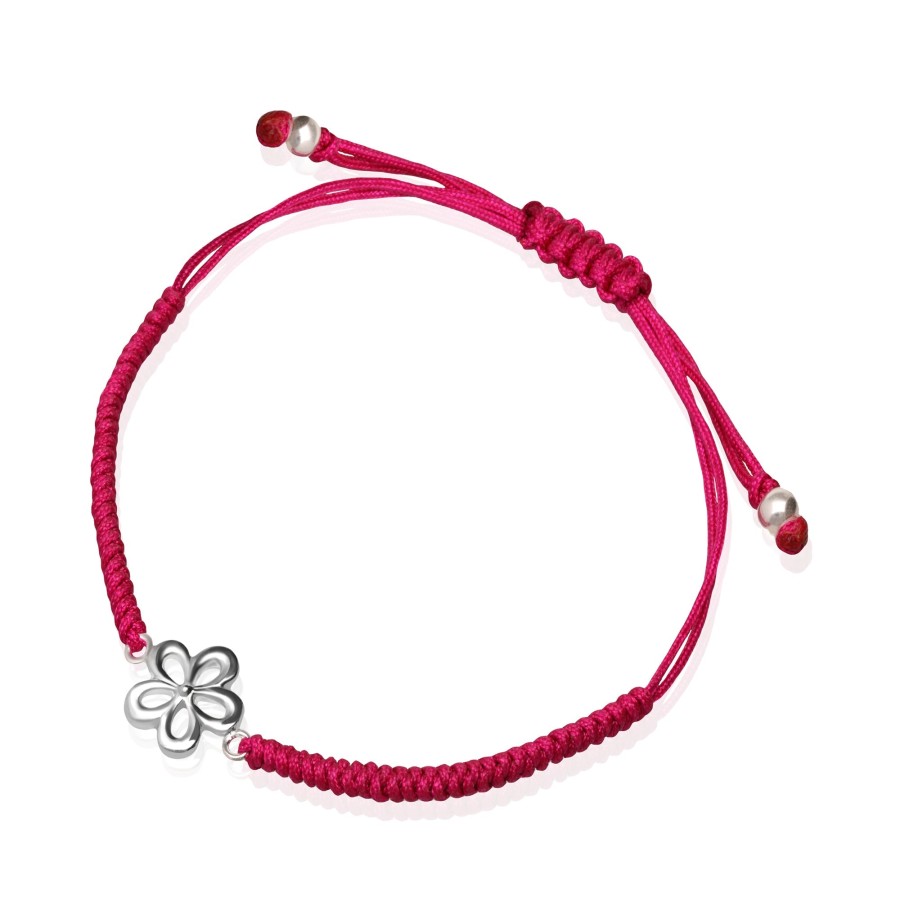 Wholesale TANYA MOSS Pulsera Mujer Plata 925 Alegria Flor Tejida Bugambilia