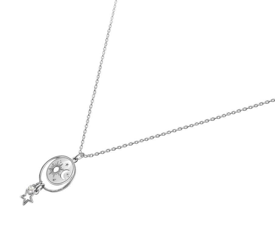 Clearance TANYA MOSS Dije Mujer Plata 925 Astros Sol Luna Estrella Cadena Anamora Por Tanya