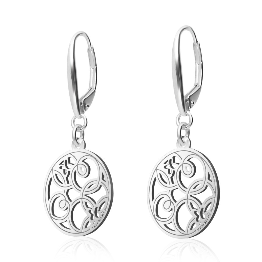 Best TANYA MOSS Aretes Mujer Plata 925 Joy Garabatos