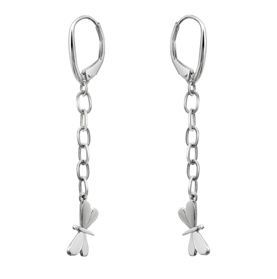 Hot TANYA MOSS Aretes Mujer Plata 925 Alegria Libelula Colgantes