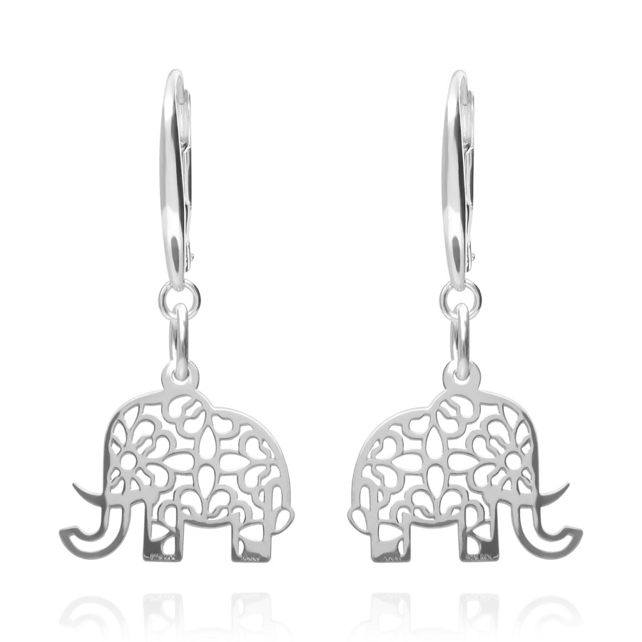 Clearance TANYA MOSS Aretes Mujer Plata 925 Amuletos Elefante Anamora Por Tanya Moss