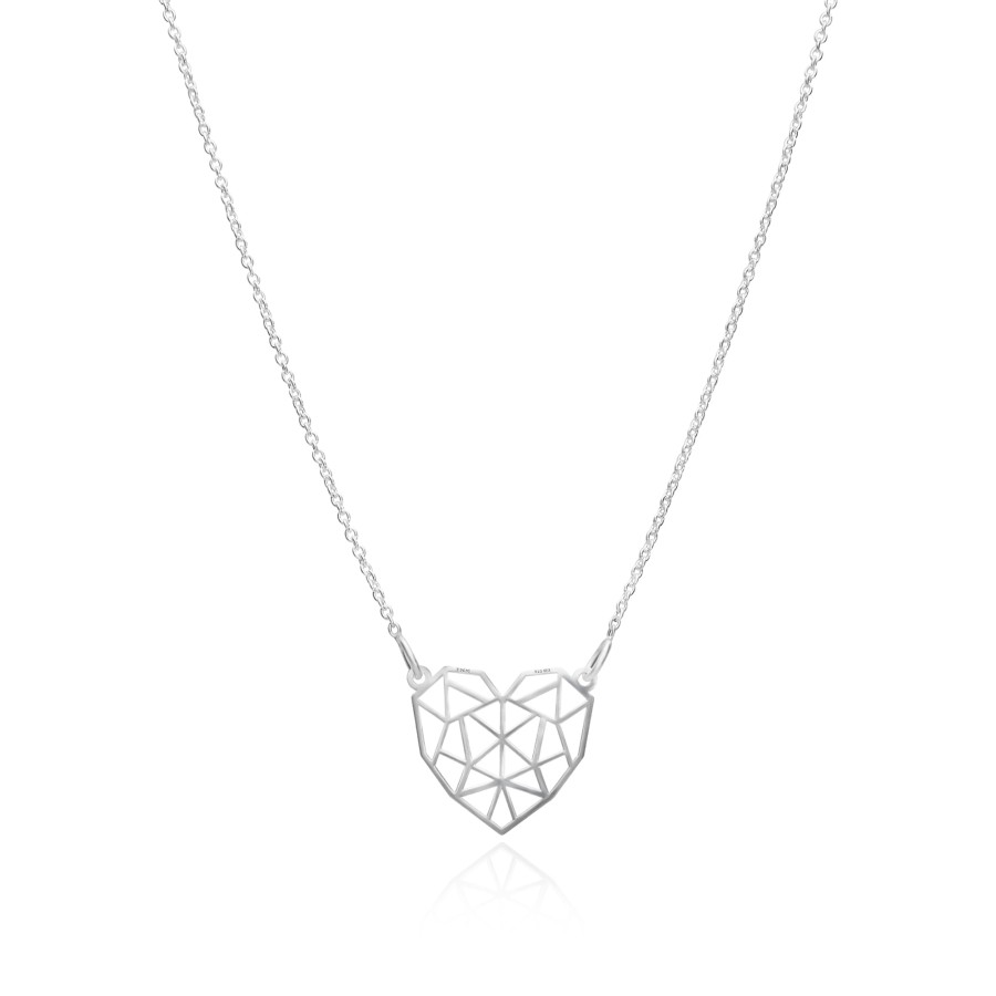 Online TANYA MOSS Dije Mujer Plata 925 Origami Corazon Anamora Por Tanya Moss