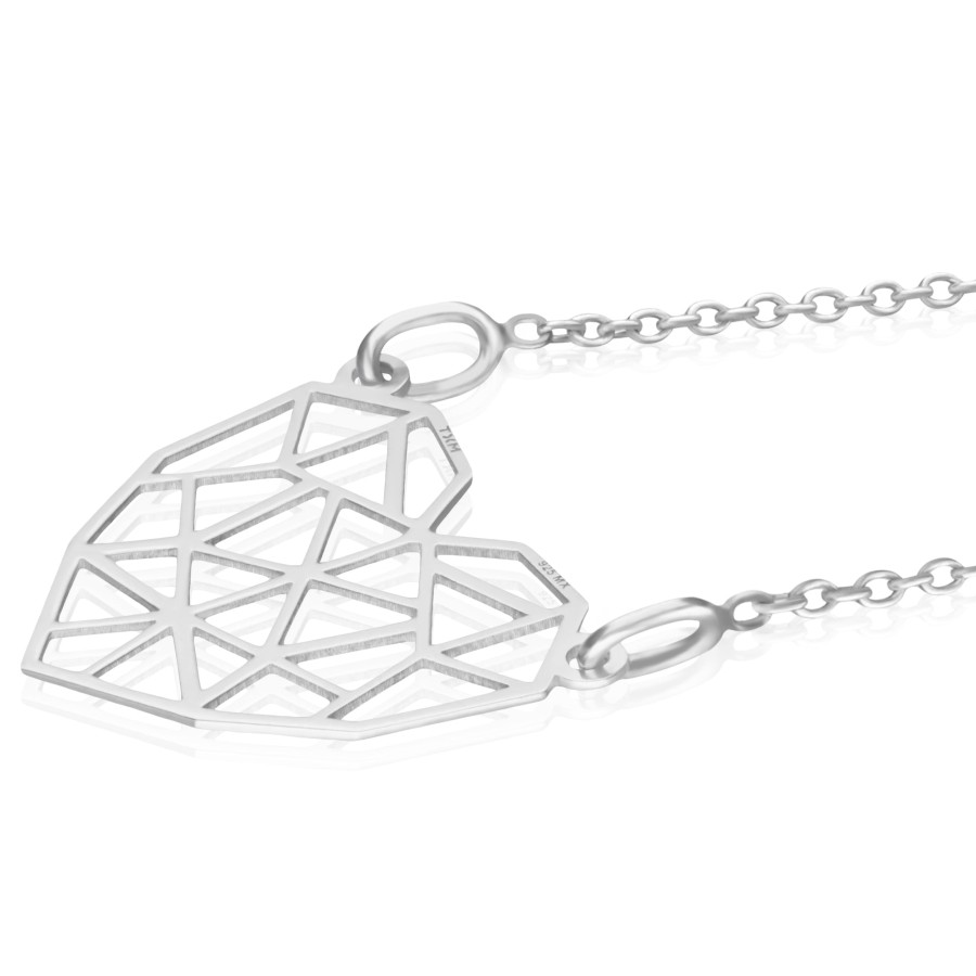 Online TANYA MOSS Dije Mujer Plata 925 Origami Corazon Anamora Por Tanya Moss