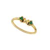 Best TANYA MOSS Anillo Mujer Oro 14K Oro Mariposa Esmeralda