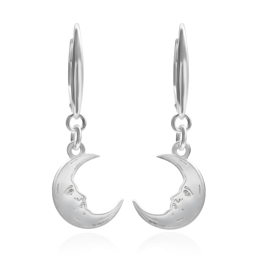 Best TANYA MOSS Aretes Mujer Plata 925 Loteria La Luna Anamora Por Tanya Moss