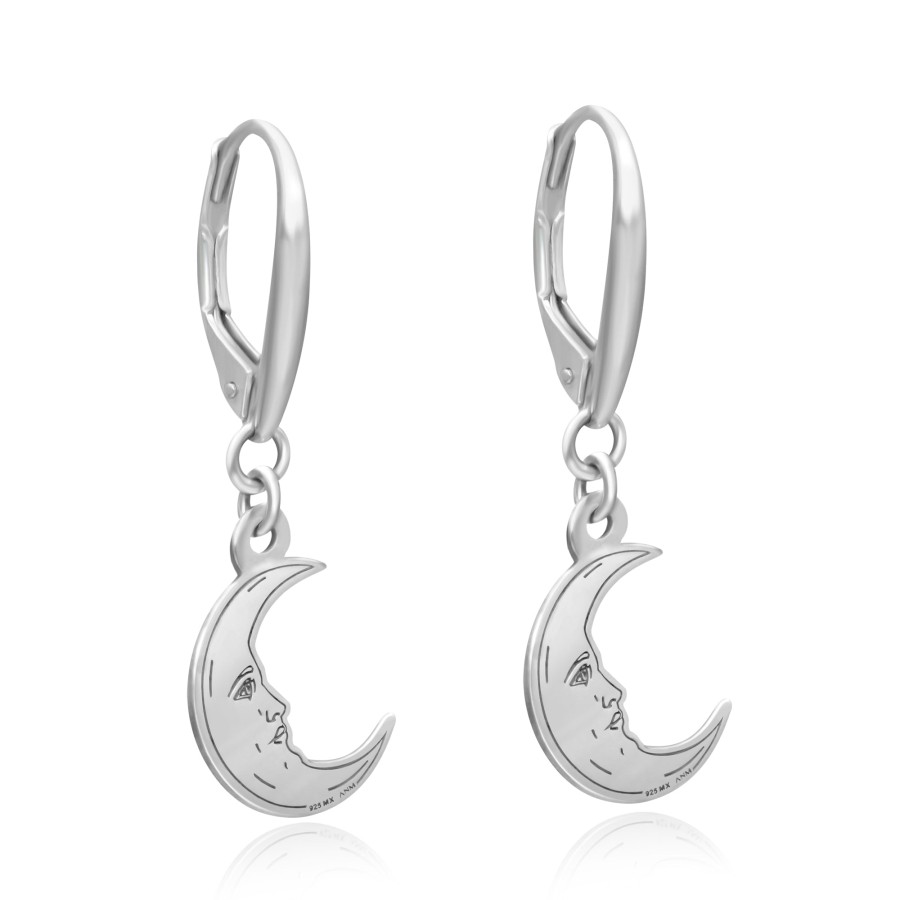 Best TANYA MOSS Aretes Mujer Plata 925 Loteria La Luna Anamora Por Tanya Moss