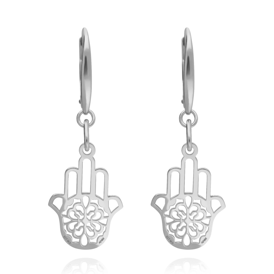 Clearance TANYA MOSS Aretes Mujer Plata 925 Amuletos Mano Anamora Por Tanya Moss