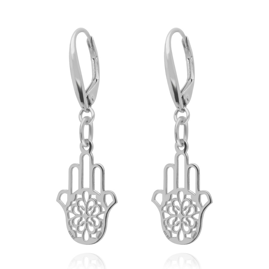 Clearance TANYA MOSS Aretes Mujer Plata 925 Amuletos Mano Anamora Por Tanya Moss