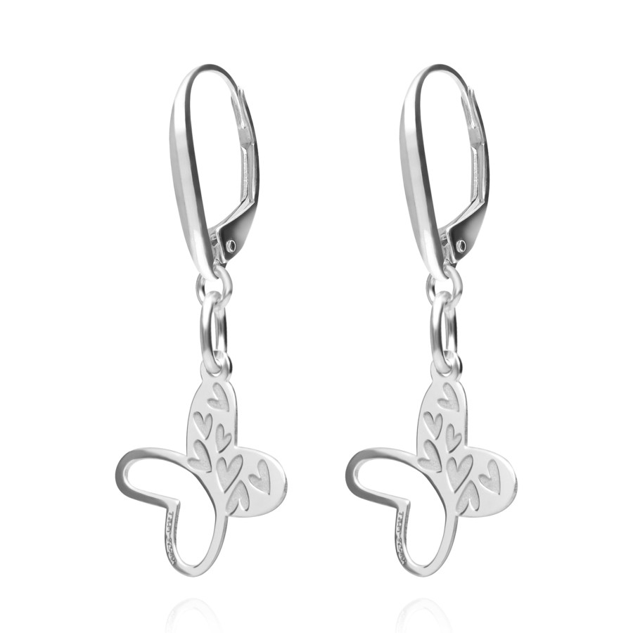 Best TANYA MOSS Aretes Mujer Plata 925 Carisma Mariposa