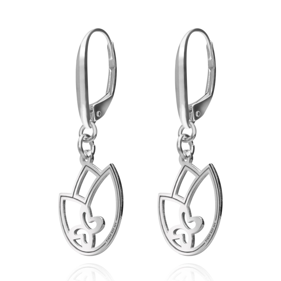 Clearance TANYA MOSS Aretes Mujer Plata 925 Joy Tulipan